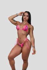 Carnation Pink Mist Competition Bikini Posing Trunk Fitness Model